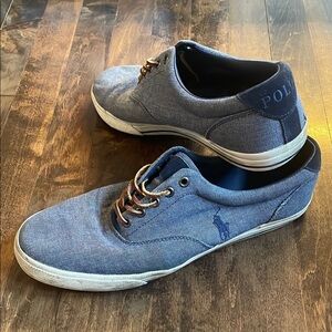 Polo by Ralph Lauren Men's Denim Blue Sneakers